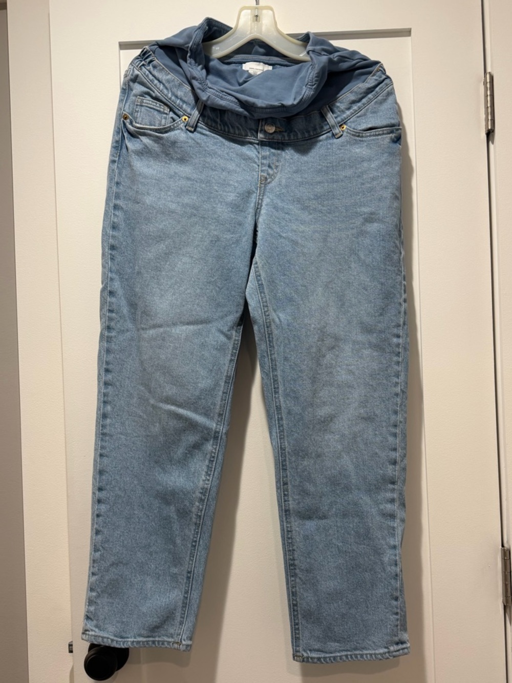 H&M Maternity full panel over the belly straight leg denim